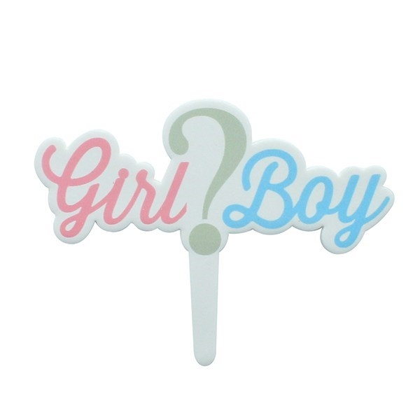 Cake Topper - Girl ? Boy